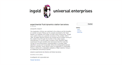 Desktop Screenshot of ingolduniversal.com